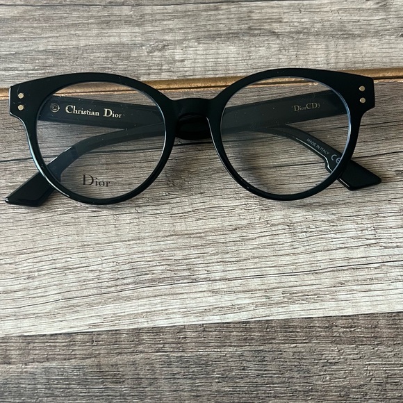 Dior CD3 Plastic Eyeglass Frame in Black - Picture 1 of 5